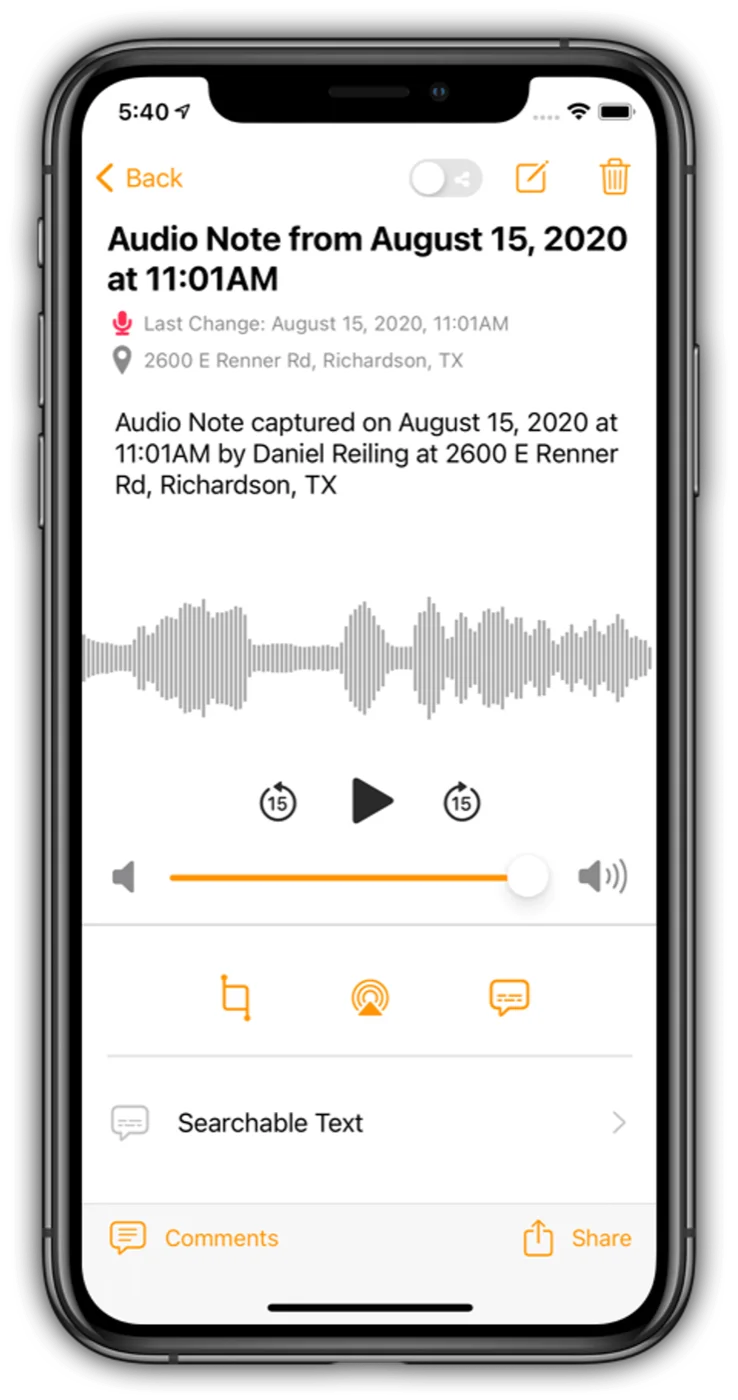 THINKERS iOS app screen